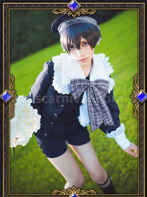 Black Butler Ciel Phantomhiv Childhood Cosplay Costume