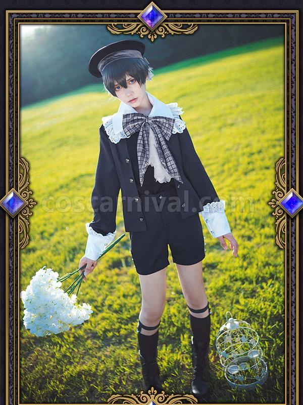 Black Butler Ciel Phantomhiv Childhood Cosplay Costume