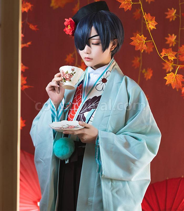 Black Butler Ciel Phantomhiv kimono Cosplay Costume