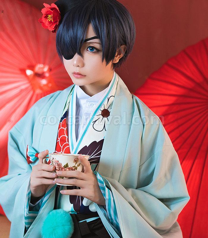 Black Butler Ciel Phantomhiv kimono Cosplay Costume