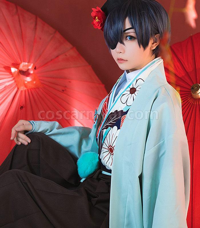 Black Butler Ciel Phantomhiv kimono Cosplay Costume
