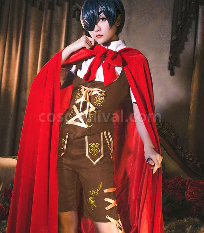 Black Butler Ciel Phantomhiv Little Red Riding Hood Cosplay Costume