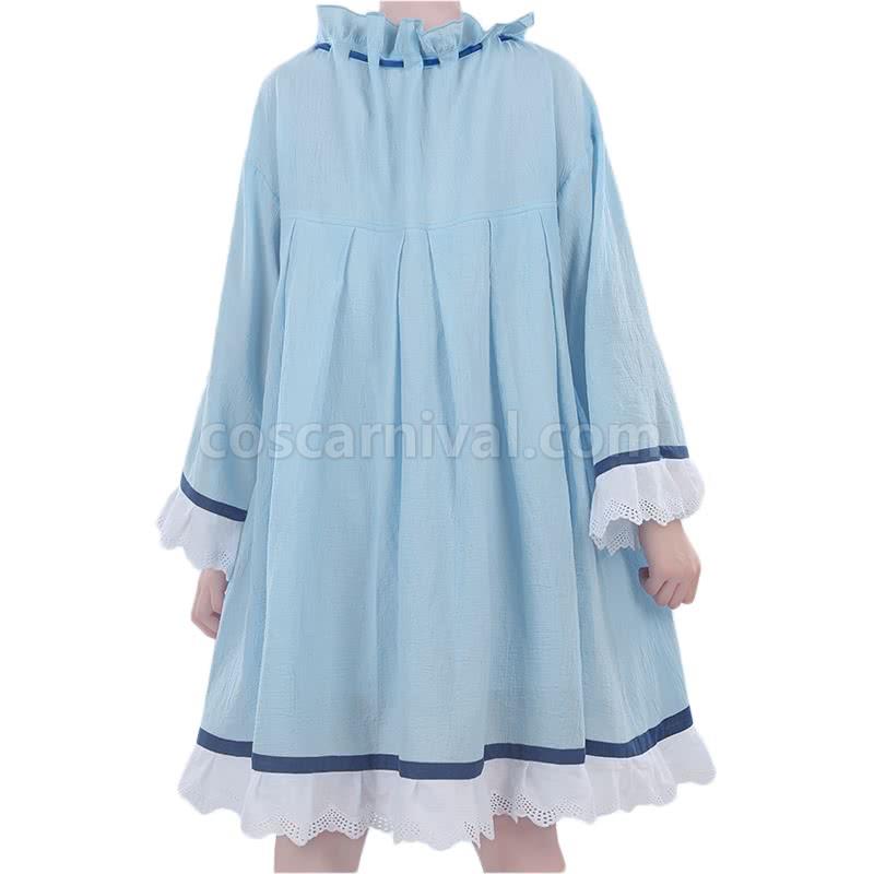 블랙 버틀러 시엘 Phantomhive 블루 레트로 nightdress 코스프레 의상