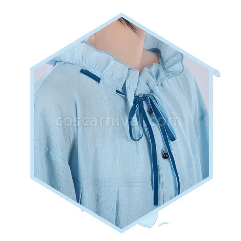 블랙 버틀러 시엘 Phantomhive 블루 레트로 nightdress 코스프레 의상