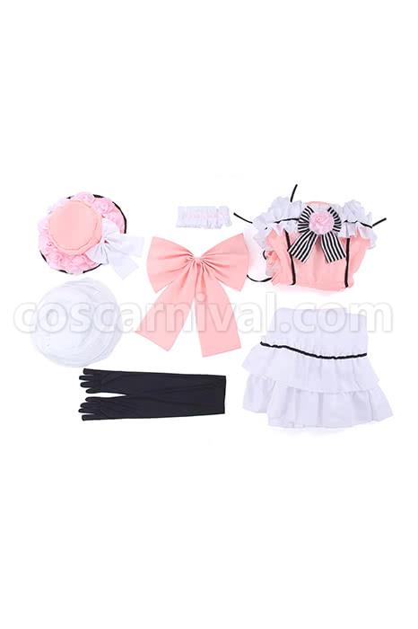 블랙 버틀러 시엘 Phantomhive 핑크 공주 드레스 코스프레 의상