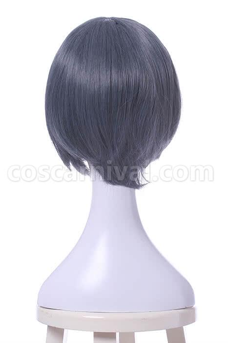 black butler ciel phantomhive short blue grey wigs anime cosplays
