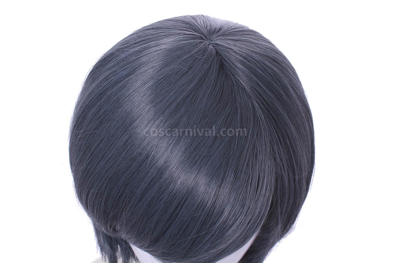 black butler ciel phantomhive short blue grey wigs anime cosplays