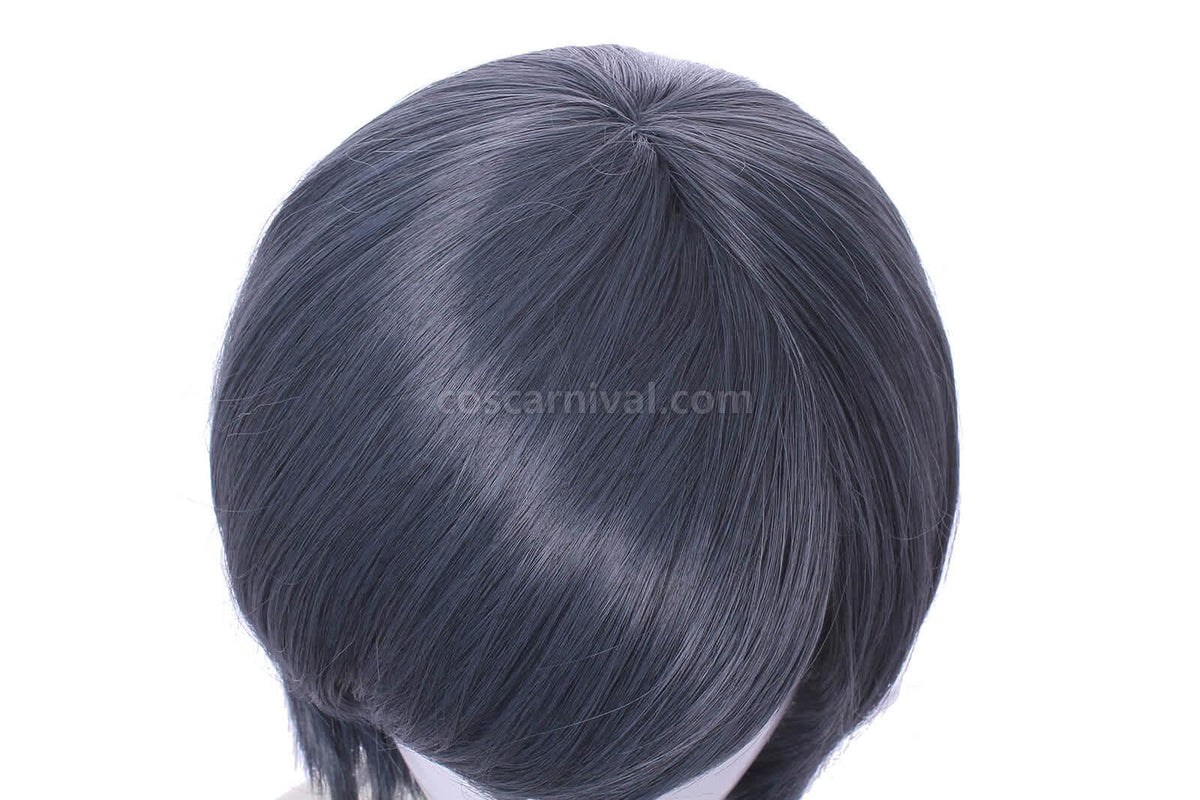 black butler ciel phantomhive short blue grey wigs anime cosplays