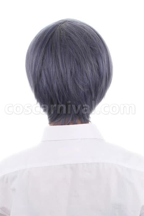 black butler ciel phantomhive short blue grey wigs anime cosplays