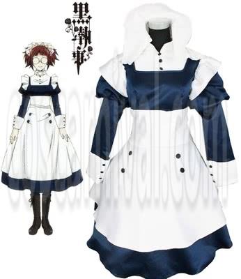 Black Butler Kuroshitsuji Mey-Rin Maid Cosplays