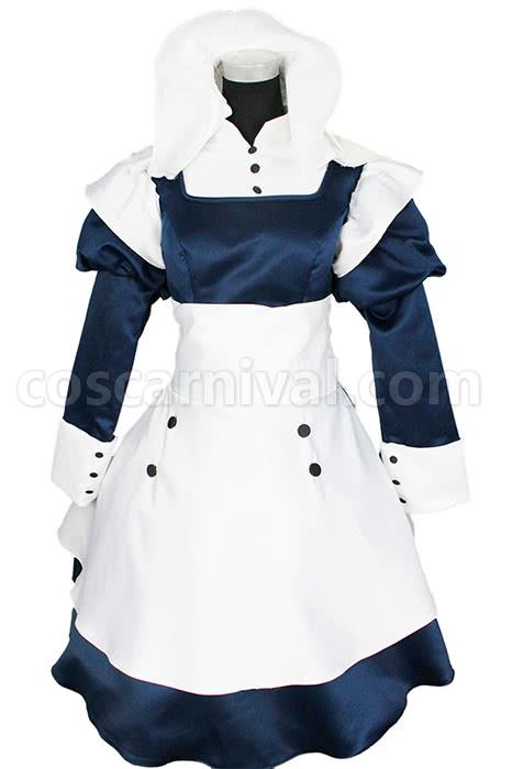 Black Butler Kuroshitsuji Mey-Rin Maid Cosplay Costume