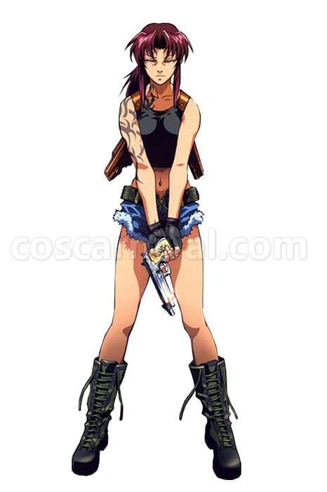 Black Lagoon Revy Cosplay Costume