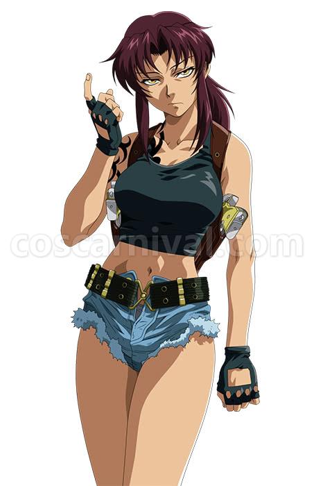 Black Lagoon Revy Cosplay Costume