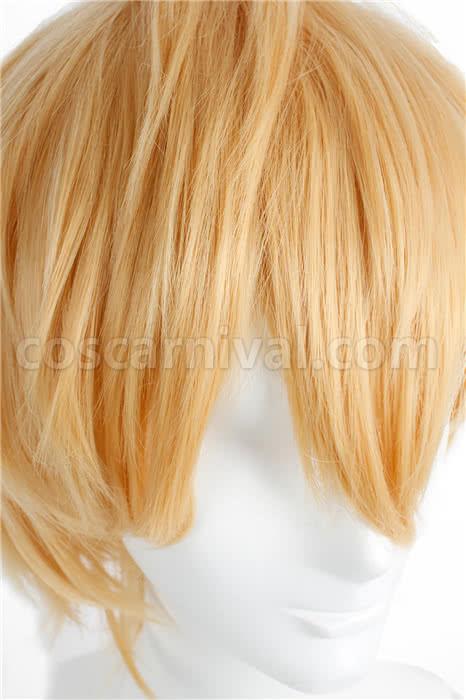 blend s dino 32cm short peach straight synthetic hair wig cosplay costume