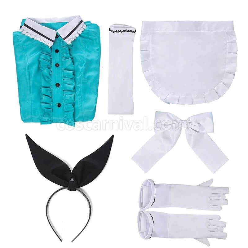 Blend S Hideri Kanzaki Green Cosplay Costume