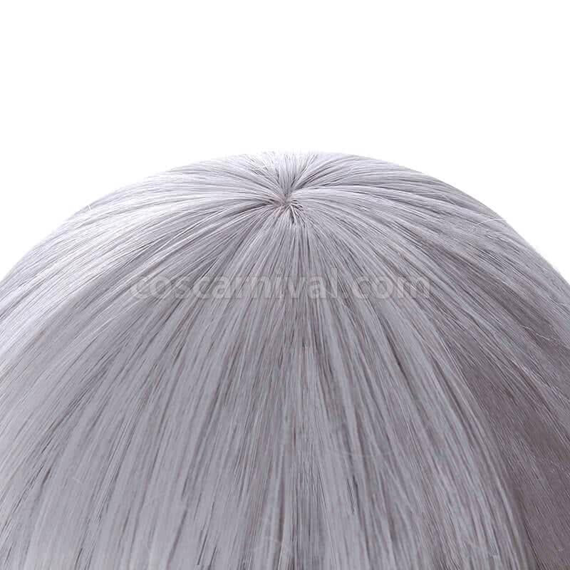 blend s hideri kanzaki wigs silver grey long straight synthetic hair wigs cosplay costume