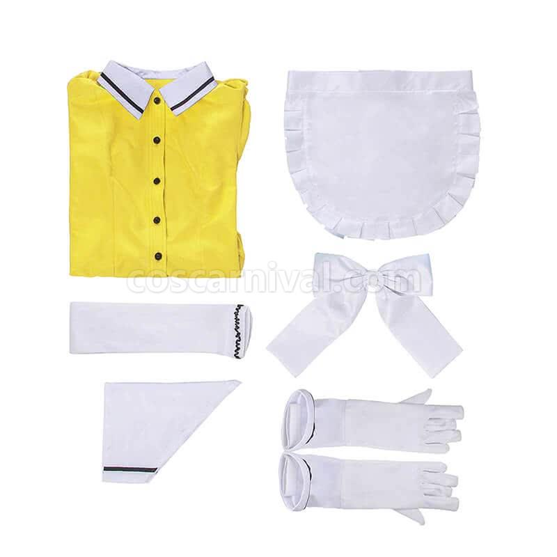 Blend S Mafuyu Hoshikawa Yellow Cosplay Costume