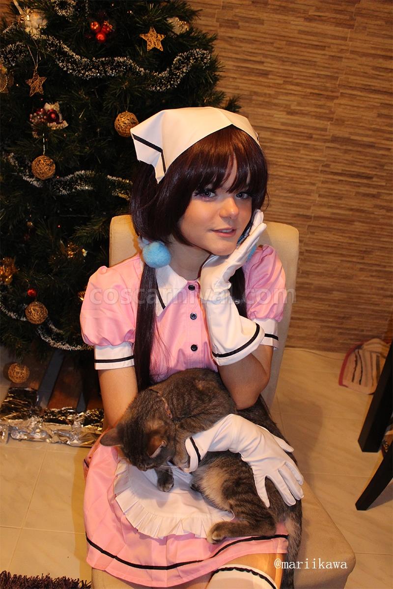 Blend S Sakuranomiya Maika Cosplay Costume
