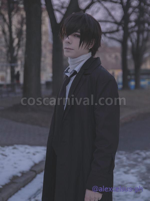 bungo stray dogs osamu dazai brown synthetic wigs costume