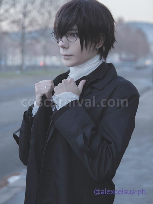bungo stray dogs osamu dazai brown synthetic wigs costume