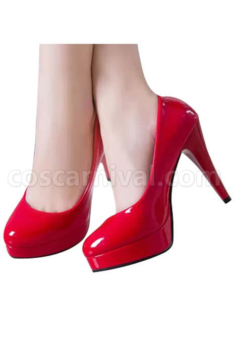 Bungou Stray Dogs Akiko Yosano Armed Detective Agency Red Cosplay Shoes