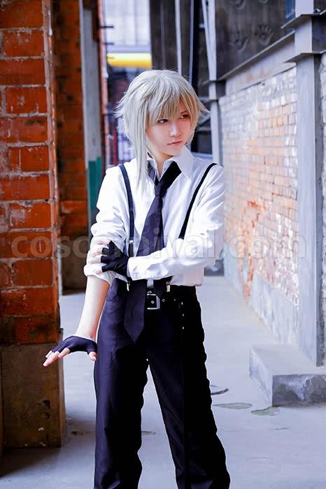 Bungou Stray Dogs Atsushi Nakajima With White Shirt And Black Pants Custom Cosplay Costume