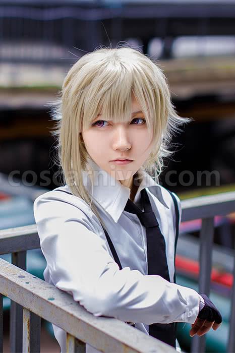 Bungou Stray Dogs Atsushi Nakajima With White Shirt And Black Pants Custom Cosplay Costume