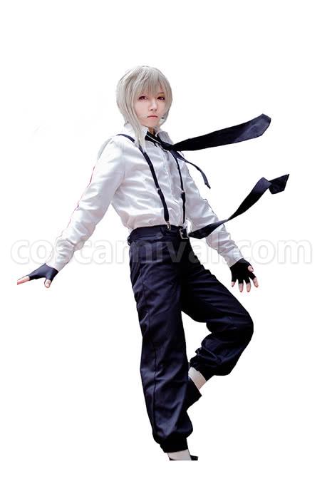 Bungou Stray Dogs Atsushi Nakajima With White Shirt And Black Pants Custom Cosplay Costume