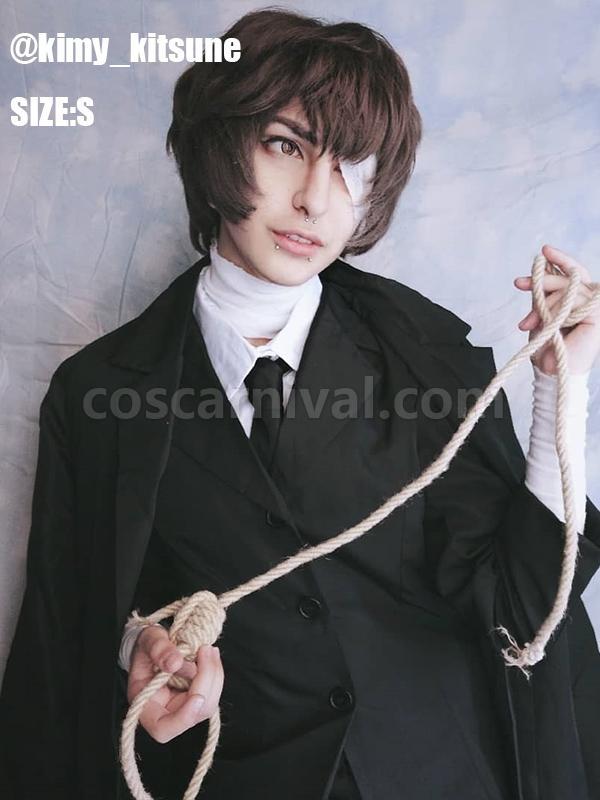 Bungou Stray Dogs 다자이 오사무 블랙 시대 복장 코스프레 의상