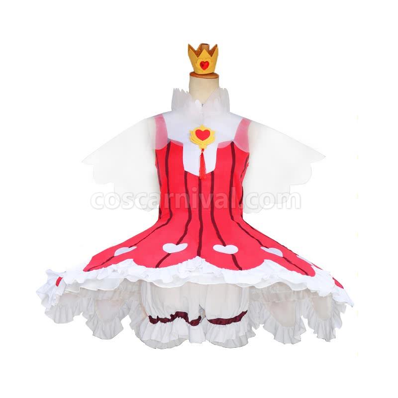 カードキャプター クリアカード編 さくら 木之本桜 OP2 ローズハート ファイティングドレス カスタム コスプレ衣装