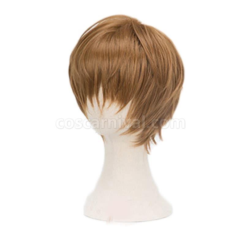 cardcaptor sakur clear card shaoran li brown short wigs anime cosplays