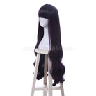 cardcaptor sakura clear card hen tomoyo daidouji wigs long curly deep purple woman wigs cosplay costumes