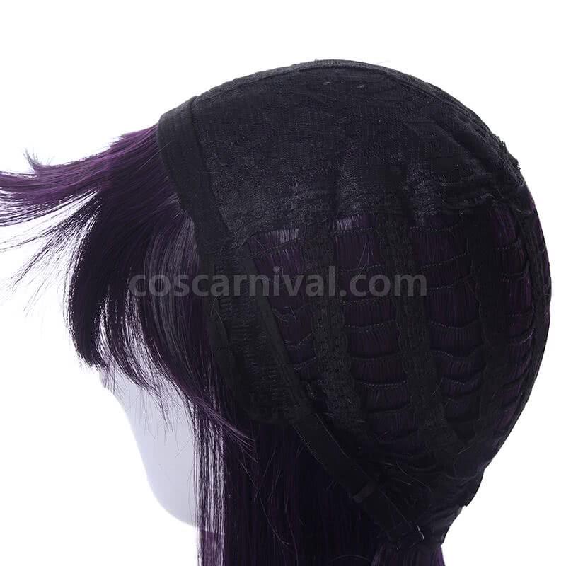 cardcaptor sakura clear card hen tomoyo daidouji wigs long curly deep purple woman wigs cosplay costumes