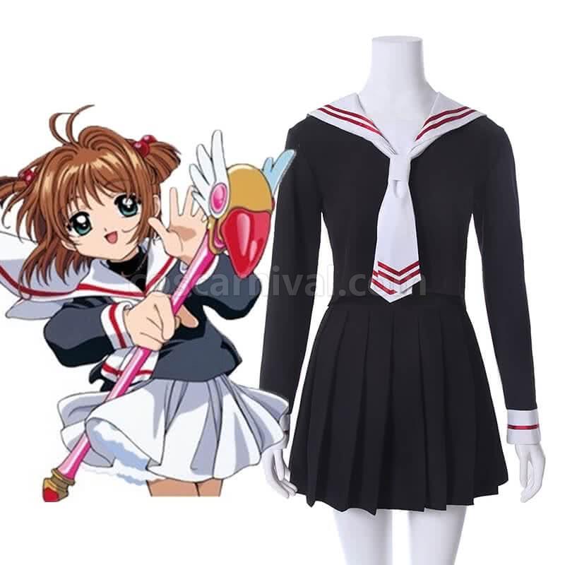 Cardcaptor Sakura Clear Card Sakura Kinomoto Uniform Cloth Costume