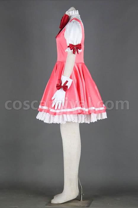 Cardcaptor Sakura Kinomoto Sakura Pink Dress Cosplay Costume