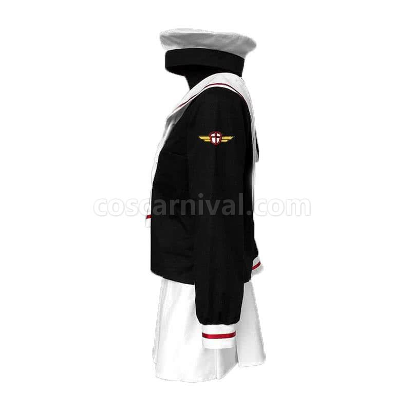 Cardcaptor 사쿠라 키노모토 사쿠라 토모에다 겨울 교복 코스프레 의상