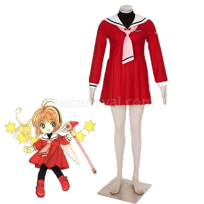 Cardcaptor Sakura Kinomotosakura 4th Version Red Sailor Custom Cosplays