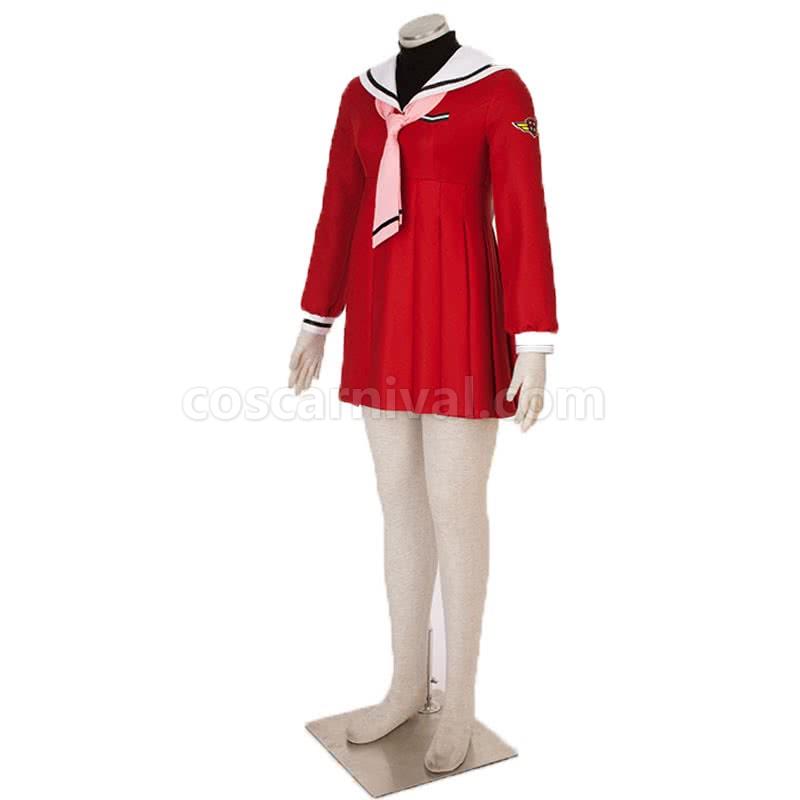 Cardcaptor Sakura Kinomotosakura 4th Version Red Sailor Cosplay Costume