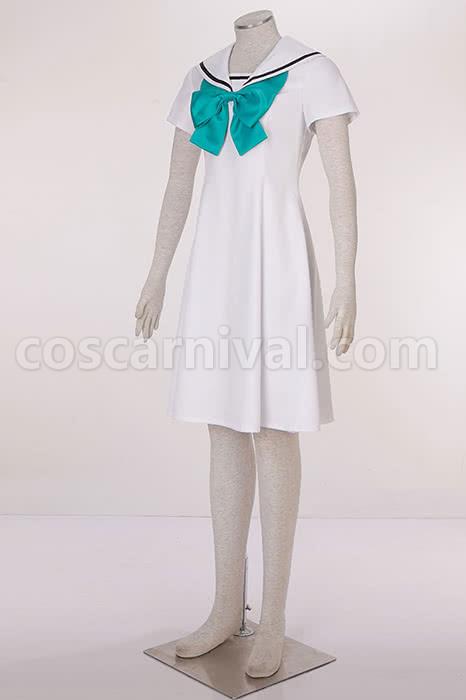 Cardcaptor Sakura Kinomotosakura 5th Version White Sailor Cosplay Costume