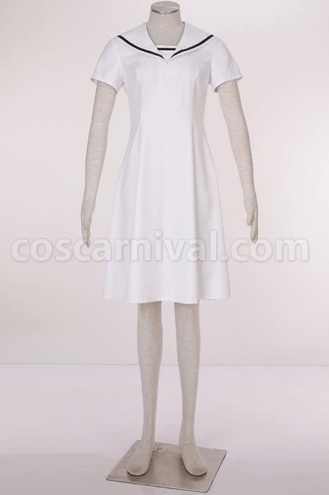 Cardcaptor Sakura Kinomotosakura 5th Version White Sailor Cosplay Costume