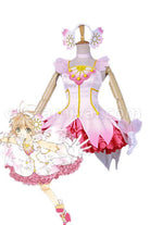 Cardcaptor Sakura Sakura Kinomoto Clear Card Pink Dress Custom Costume