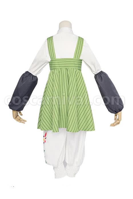 Cardcaptor Sakura Sakura Kinomoto Painter Green Cosplay Costume