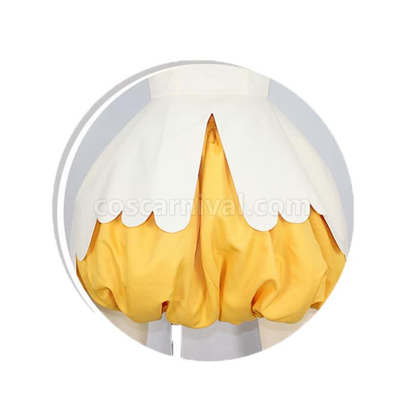Cardcaptor Sakura Sakura Kinomoto Shapeshift Yellow Dress Cosplay Costume