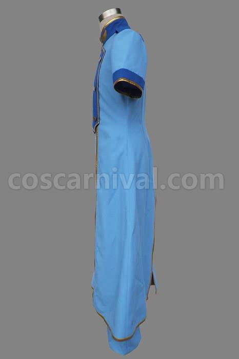 Cardcaptor 사쿠라 샤오란 리 배틀 슈트 코스프레 의상