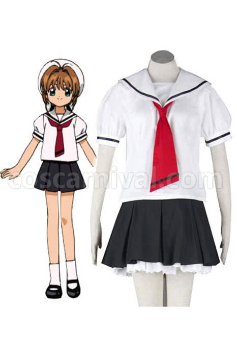 Cardcaptor Sakura Tomoeda Elementary School Summer School Uniform Costume