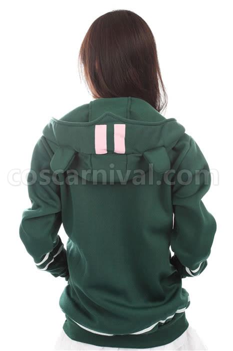 Chiaki Nanami Green Cosplay Costume coscarnival