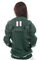 Chiaki Nanami cosplay costume from DanganRonpa, back view