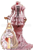 Chobits Chi Pink Long Dress Cosplays