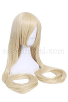 chobits chii supper long straight beige blonde wigs cosplays