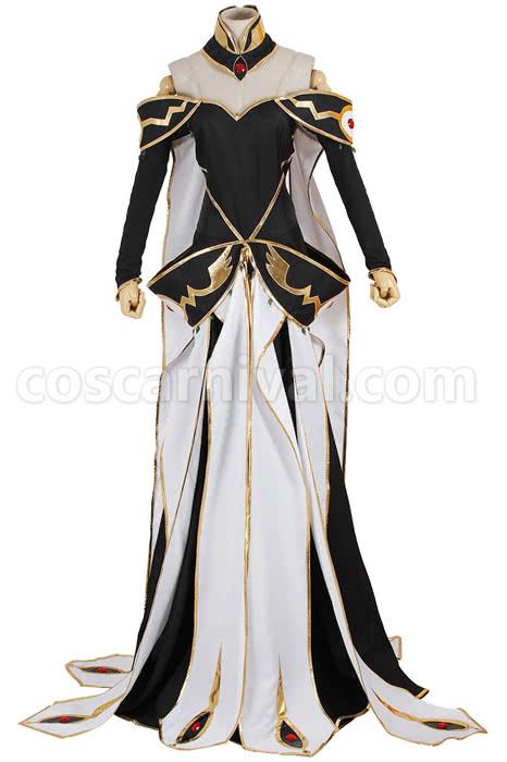 Code Geass C.C. Queen Dress Cosplay Costume